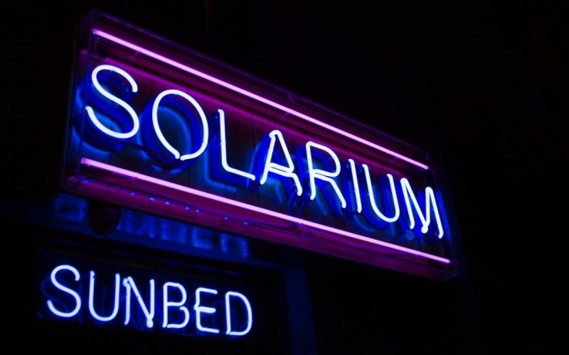 Solarium Sunbed LED signage